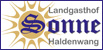 Logo Landgasthof Sonne Haldenwang